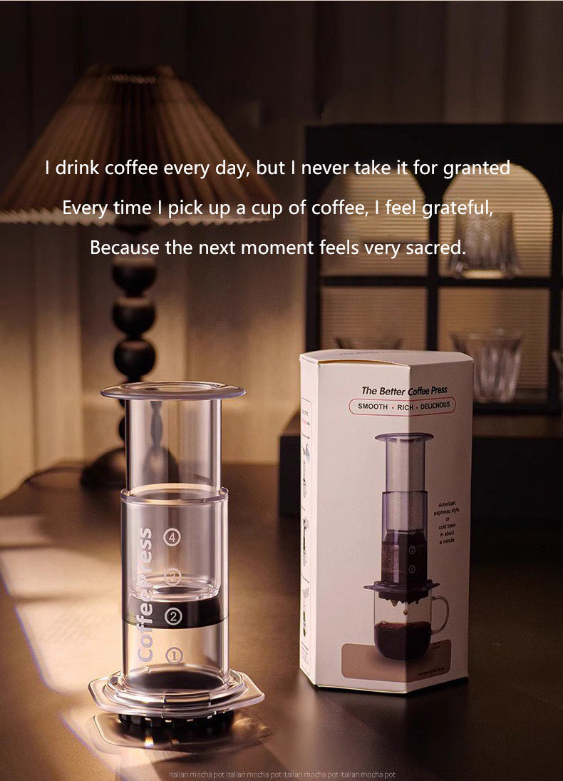 AeroPress Coffee Maker - Clear & Colors