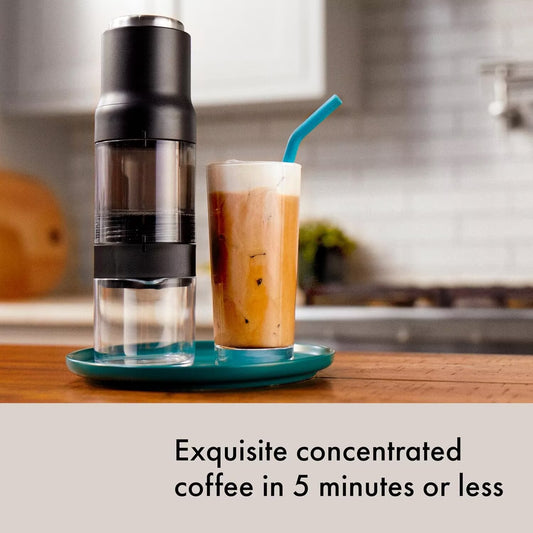 AeroPress Coffee Maker - Premium Glass & Metal Coffee Press