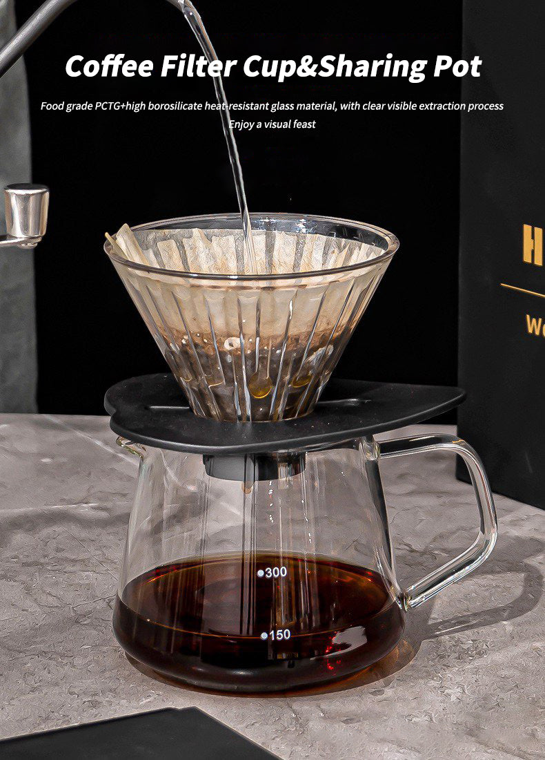 Pour-over coffee maker set