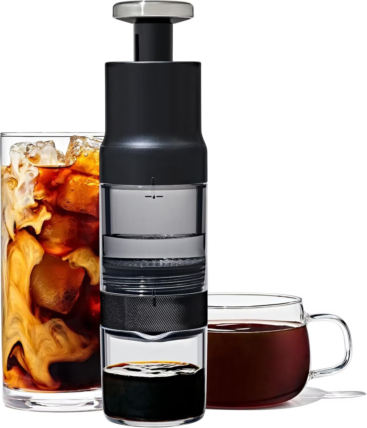 AeroPress Coffee Maker - Premium Glass & Metal Coffee Press