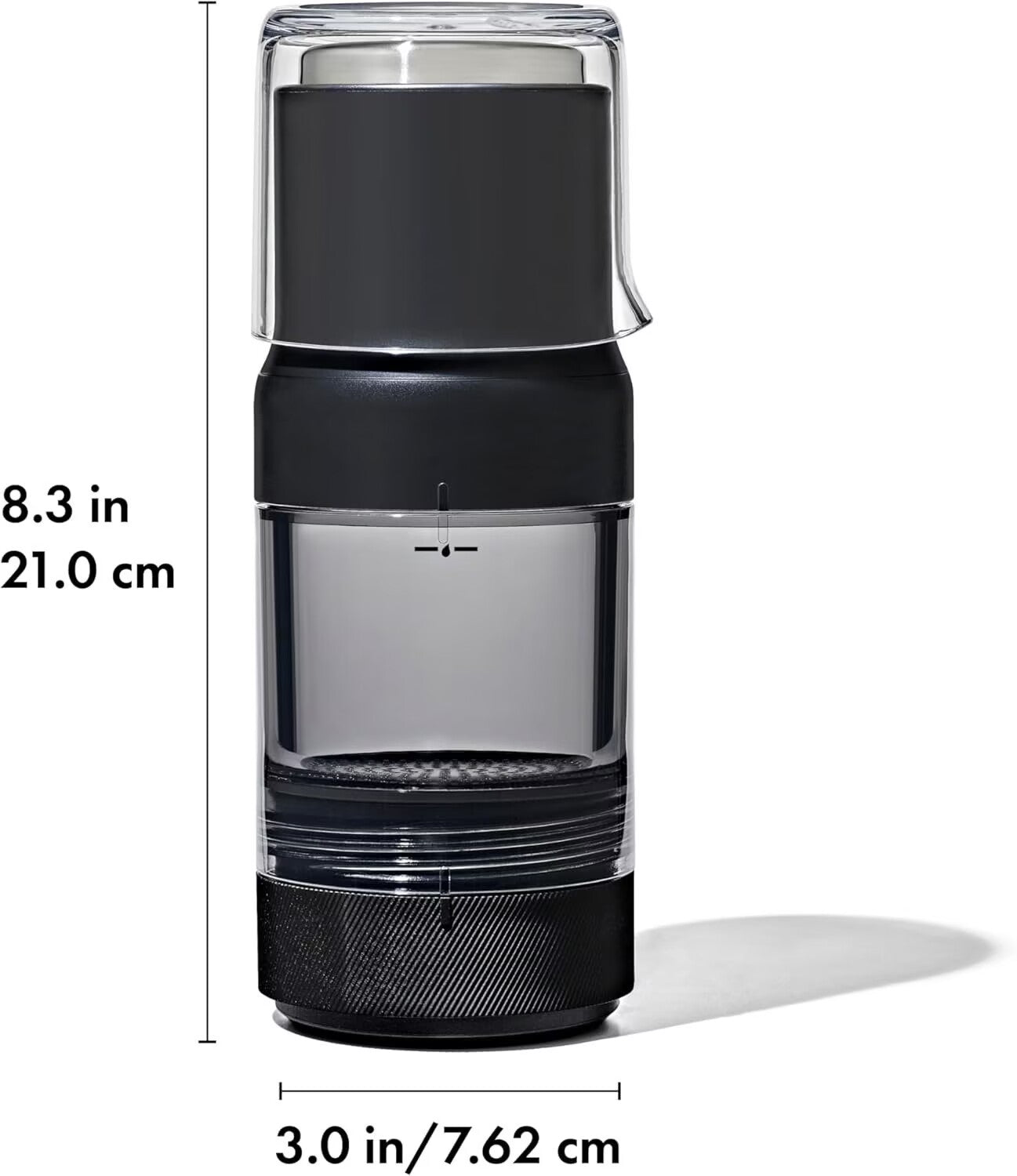 AeroPress Coffee Maker - Premium Glass & Metal Coffee Press