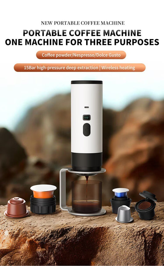 Multifunctional capsule coffee machine