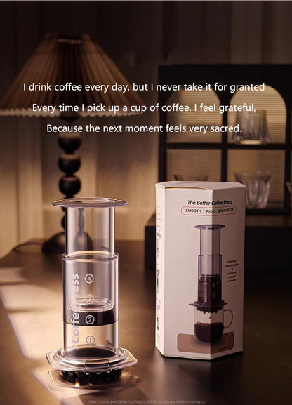 AeroPress Coffee Maker - Clear & Colors