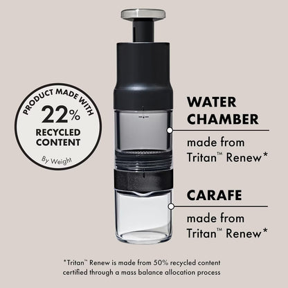 AeroPress Coffee Maker - Premium Glass & Metal Coffee Press