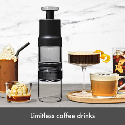 AeroPress Coffee Maker - Premium Glass & Metal Coffee Press
